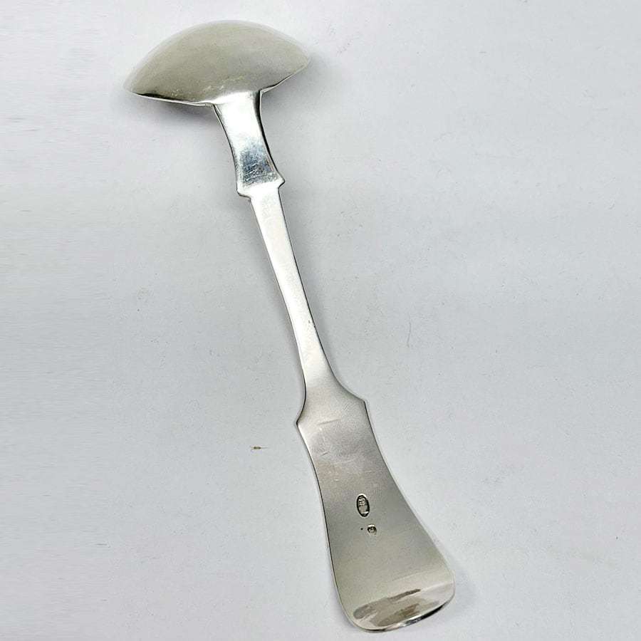 Russian Silver Sauce Ladle 19th