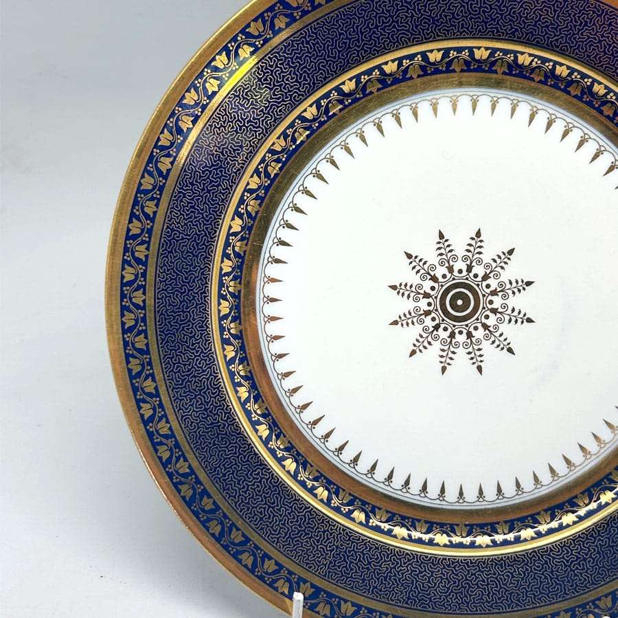 Sevres Decorative Gilded Plate 1858 Napolean III
