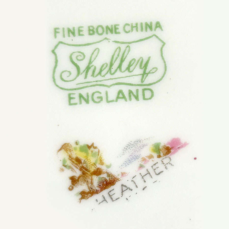Shelley Heather 21 Piece Tea Service