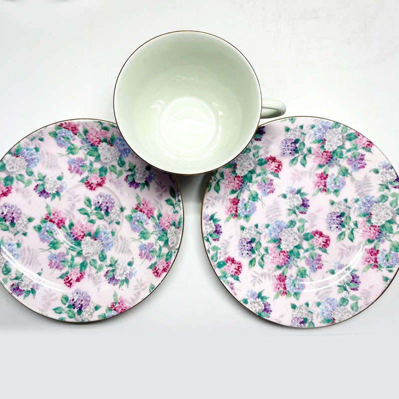 Shelley Pink Summer Glory Tea Set
