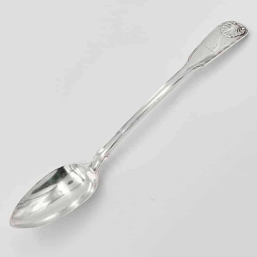Silver Shell Pattern Basting Spoon London 1796