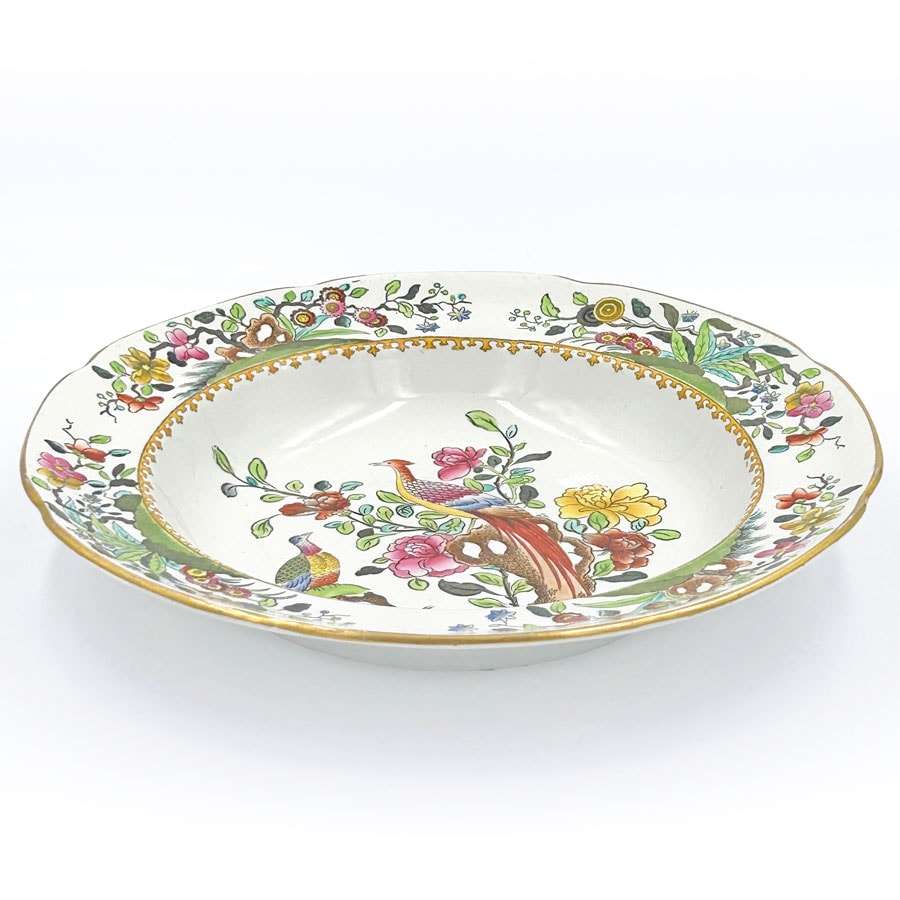 Spode Copeland Waring and Gillow Pheasant Soup Bowl c1908