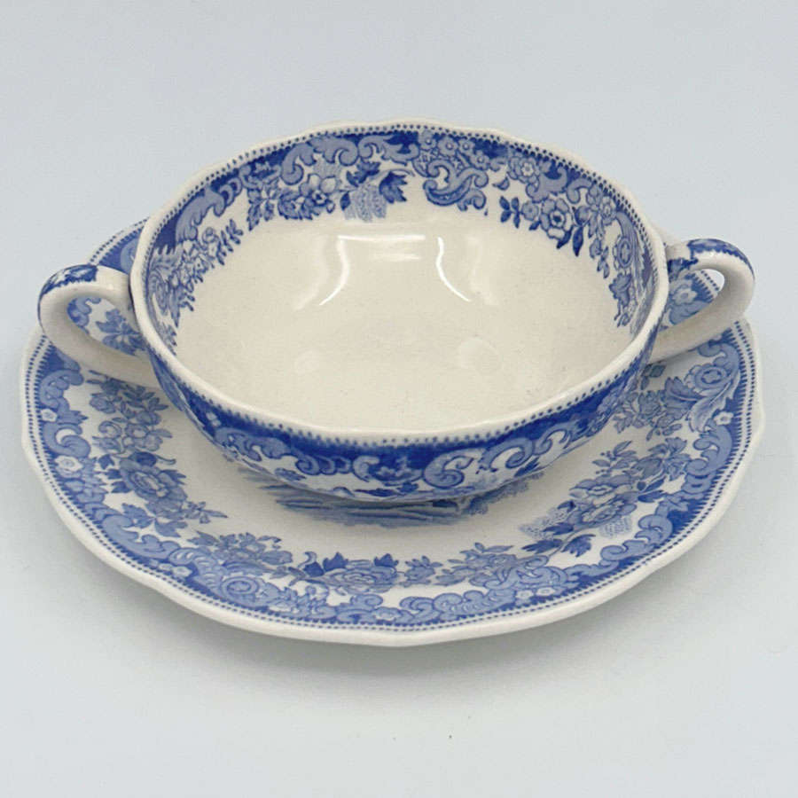 Spode Copeland Severn Soup Coupe and Saucer