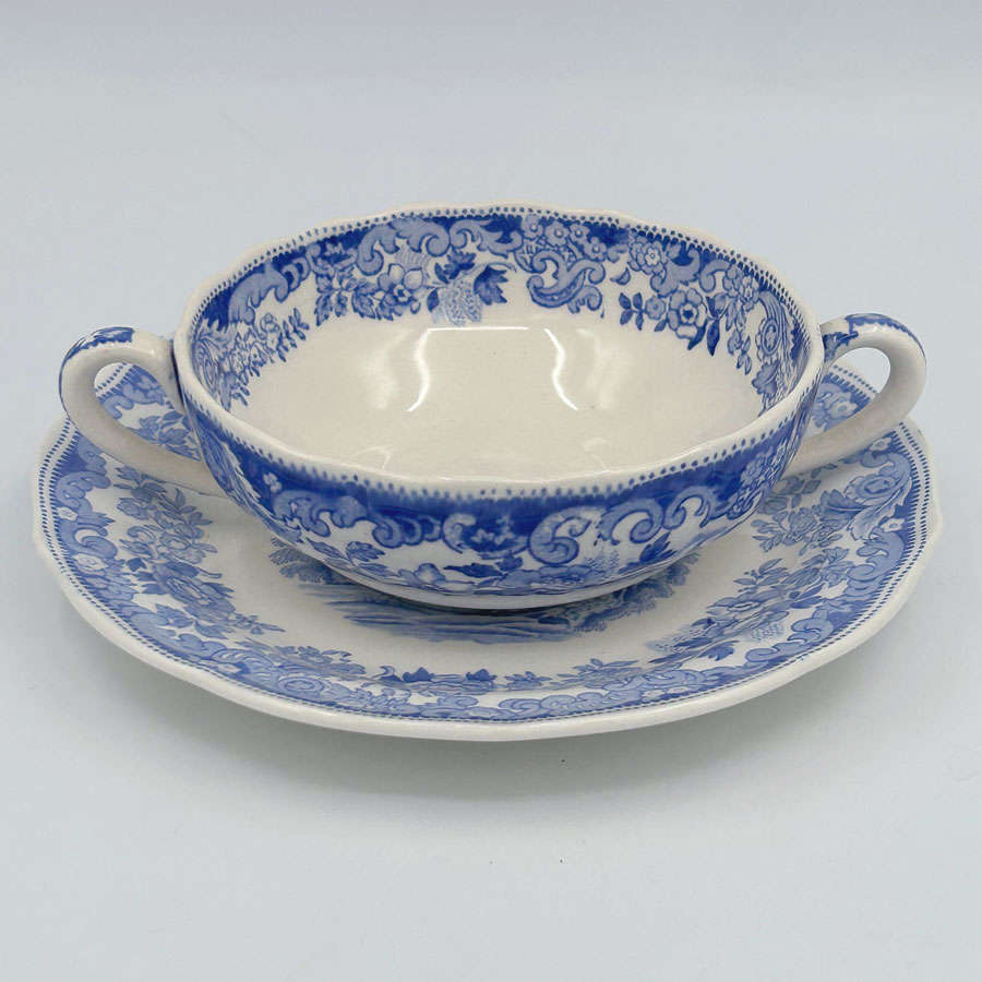 Spode Copeland Severn Soup Coupe and Saucer