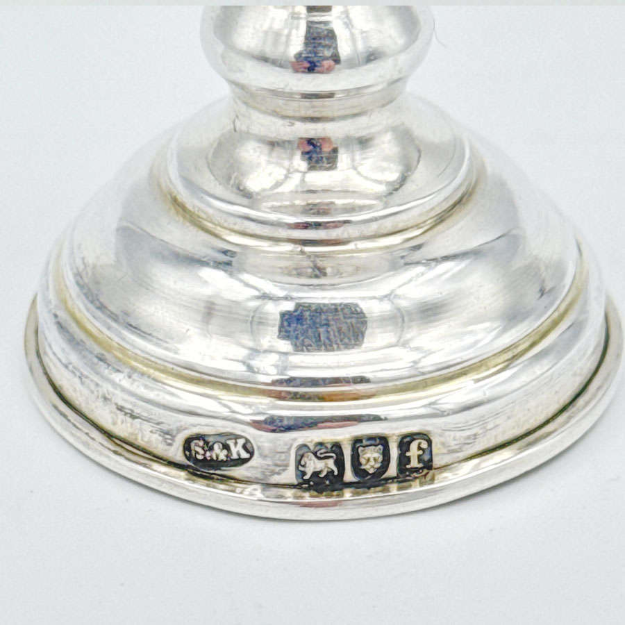 Sterling Silver Pedestal Kiddush Cup London 1901