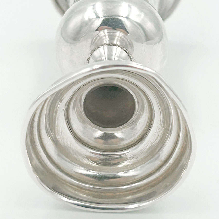 Sterling Silver Pedestal Kiddush Cup London 1901 S and K