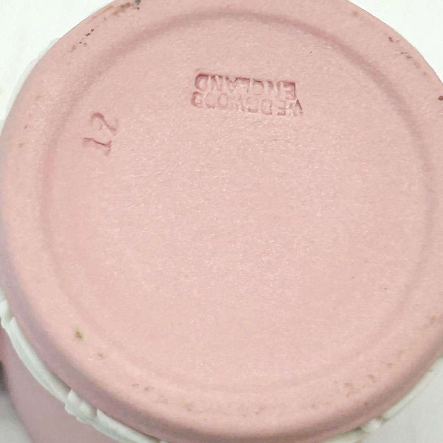 Wedgwood Jasperware Miniature Pink Vase 5.5cm