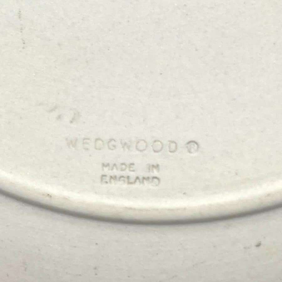 Wedgwood White and Blue Jasper Ware Plate Angel