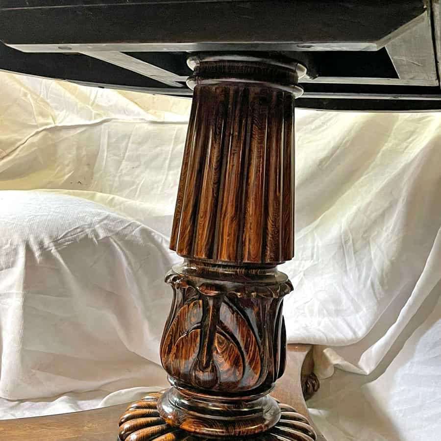 William VI Rosewood Tilt Top Centre Table C1860