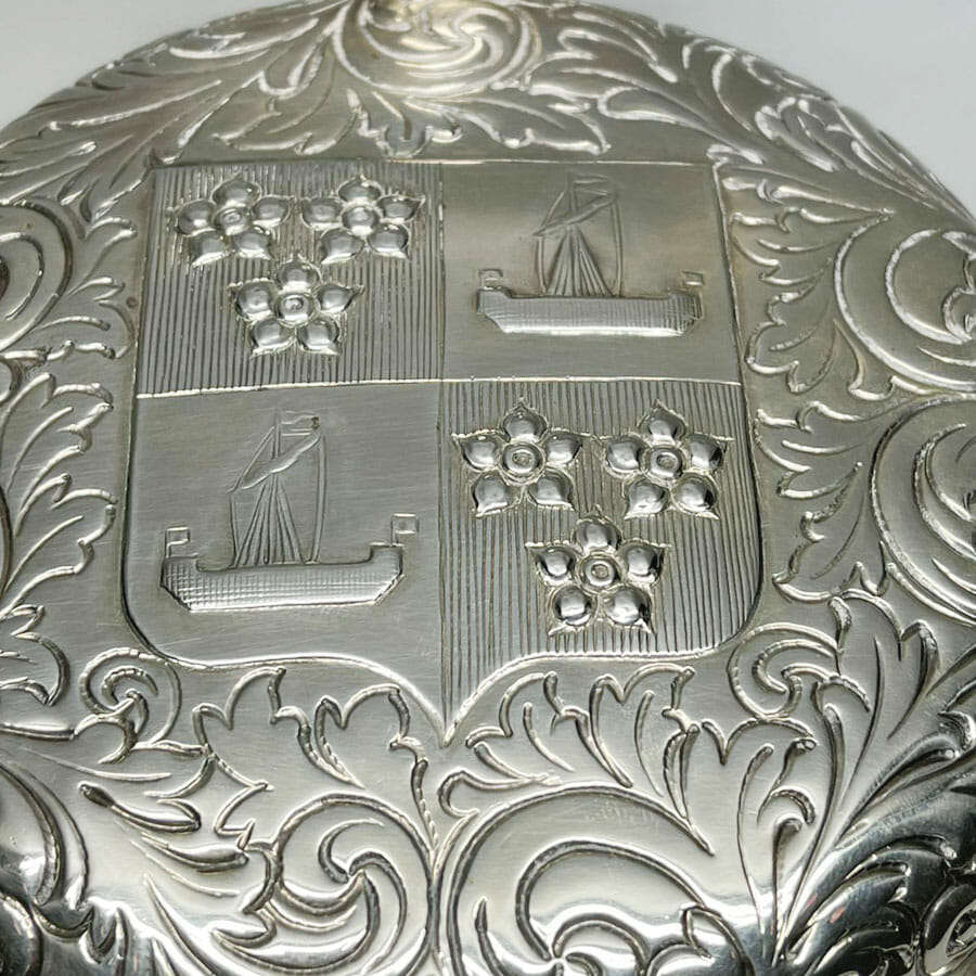 Victorian Covered Silver Tankard John Chapple and John Mantle London 1890