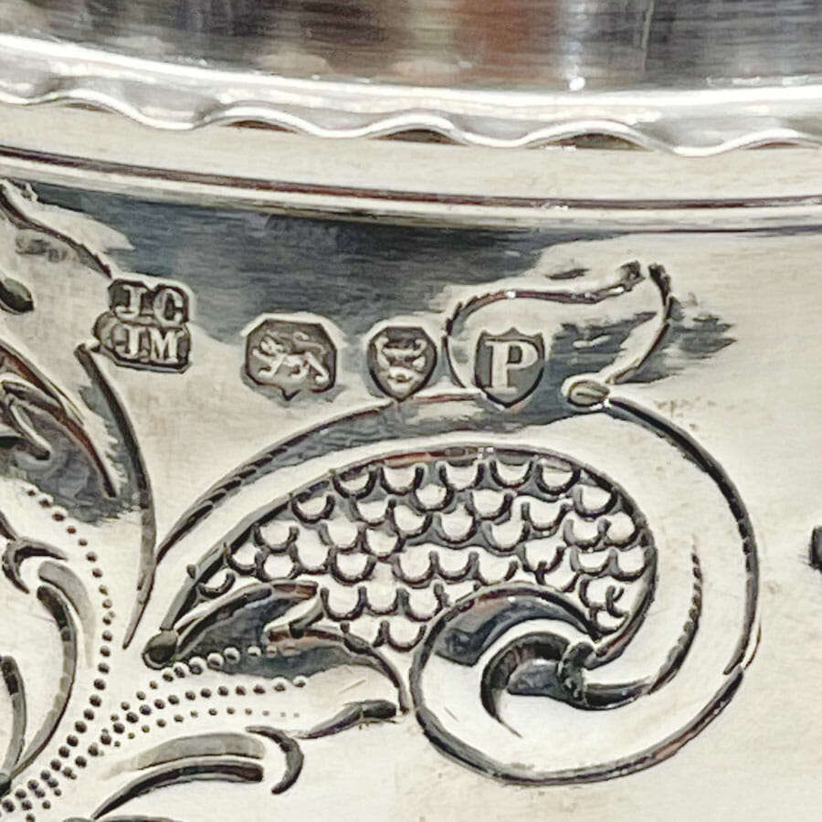 Victorian Covered Silver Tankard John Chapple and John Mantle London 1890