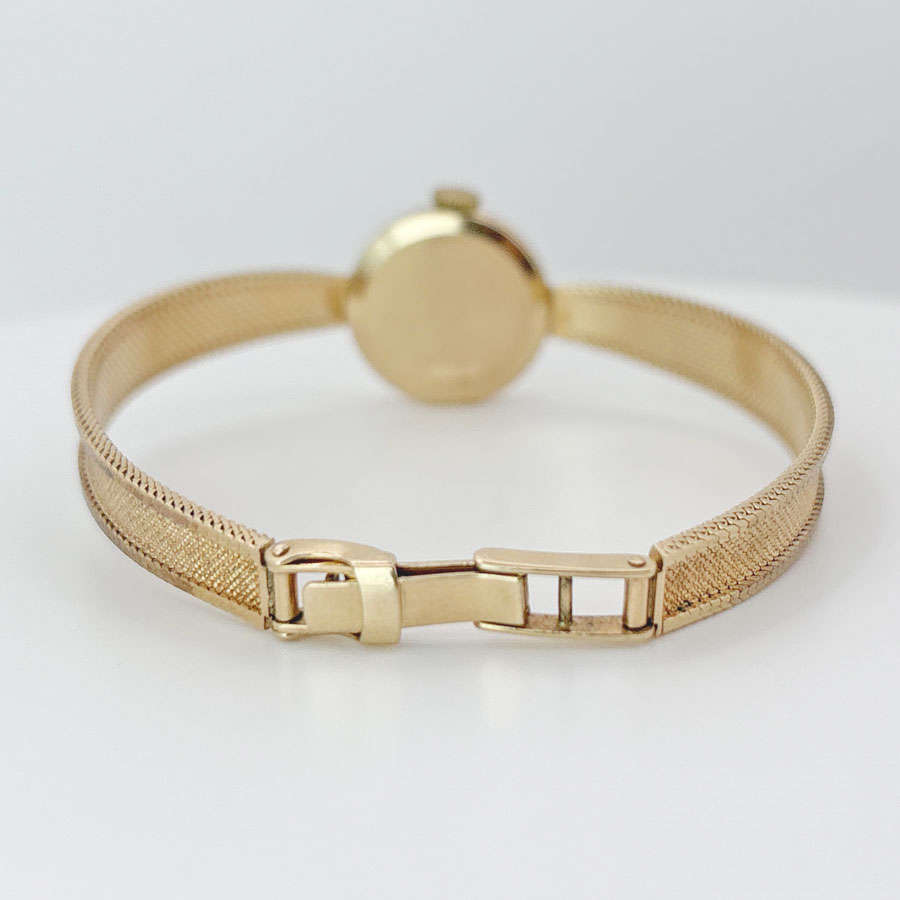 9ct Gold Record De Luxe Swiss Made Ladies Watch