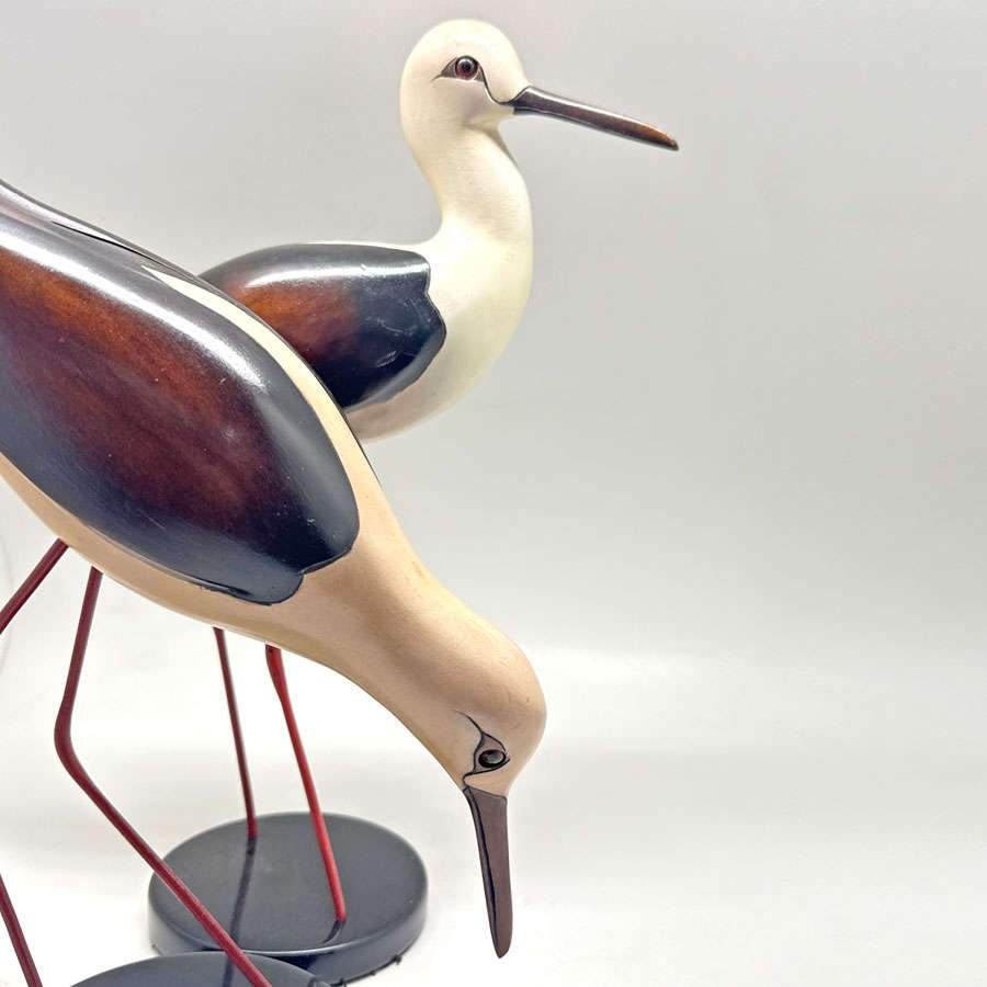 Feathers Of Kynsna Limited Edition Pair Black Winged Stilts