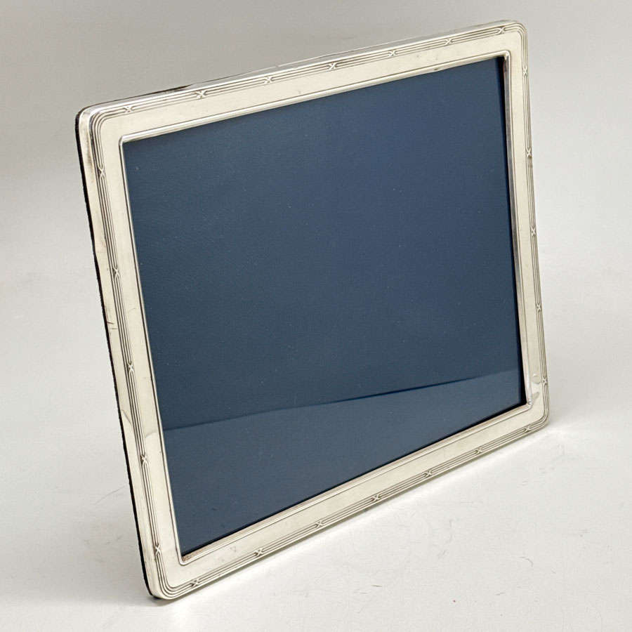 Carrs Large Sterling Silver Picture Frame 20th