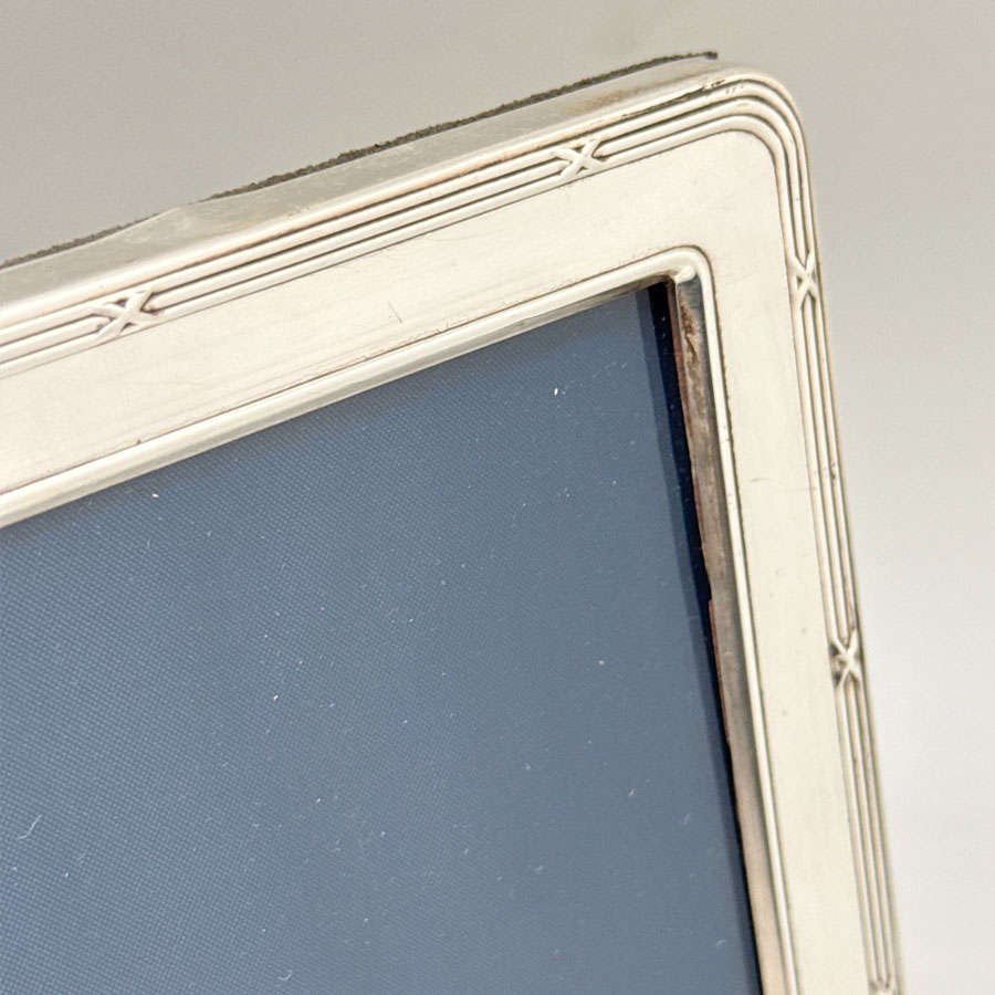 Carrs Large Sterling Silver Picture Frame 20th