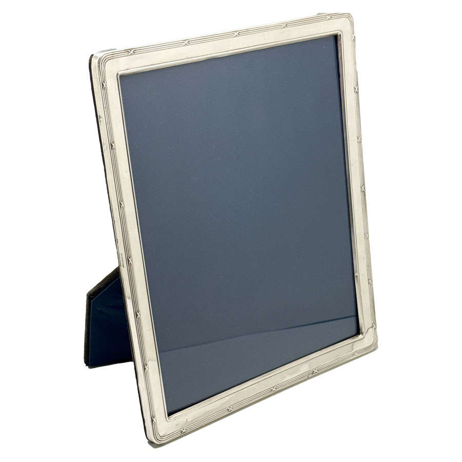 Carrs Large Sterling Silver Picture Frame 20th