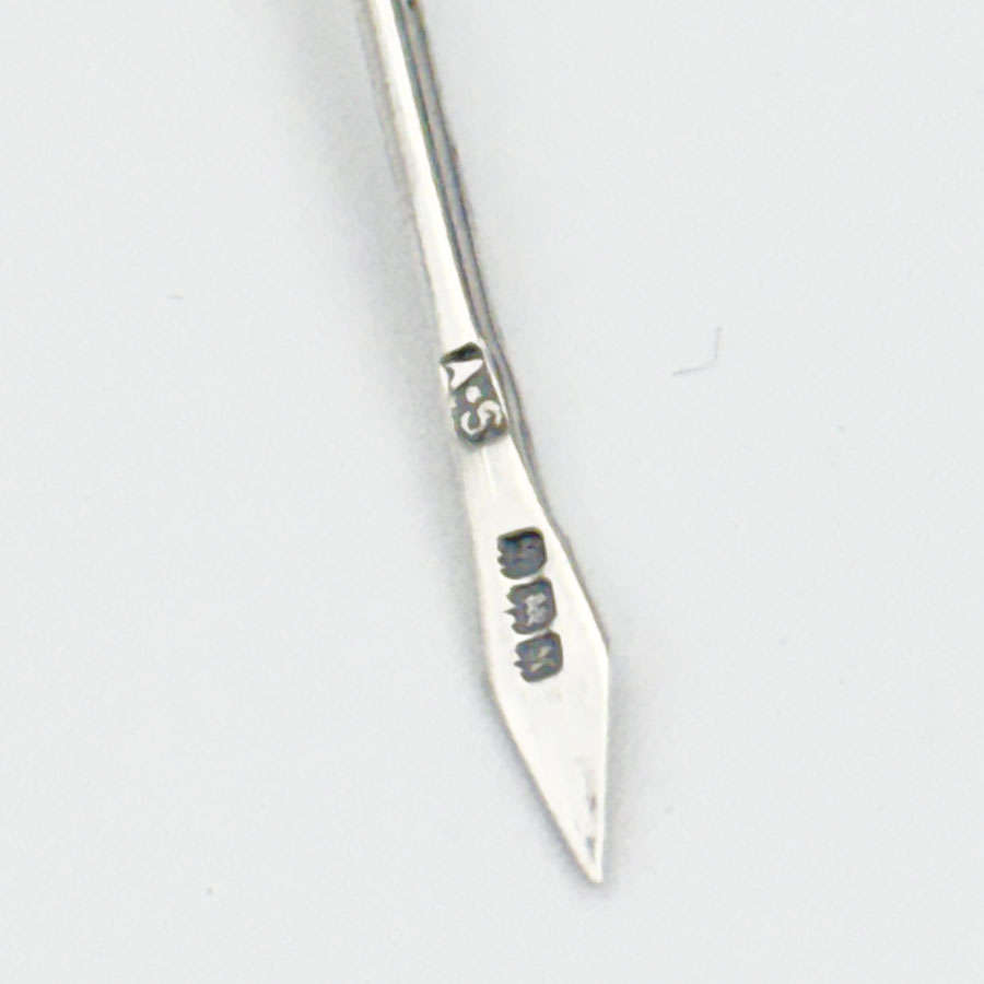 Hallmarked Silver Boxed Set Rooster Cocktail Sticks Birmingham 1936 Art Deco