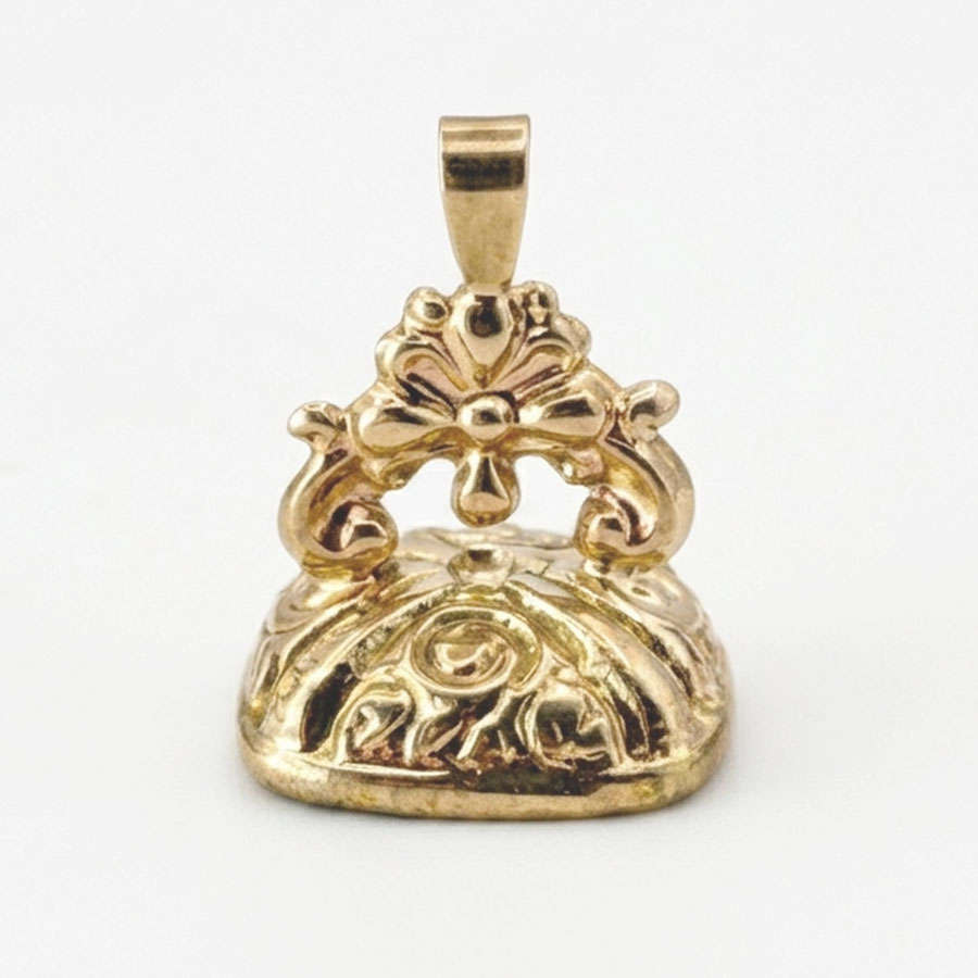 Victorian 9ct Gold Bloodstone Fob Seal