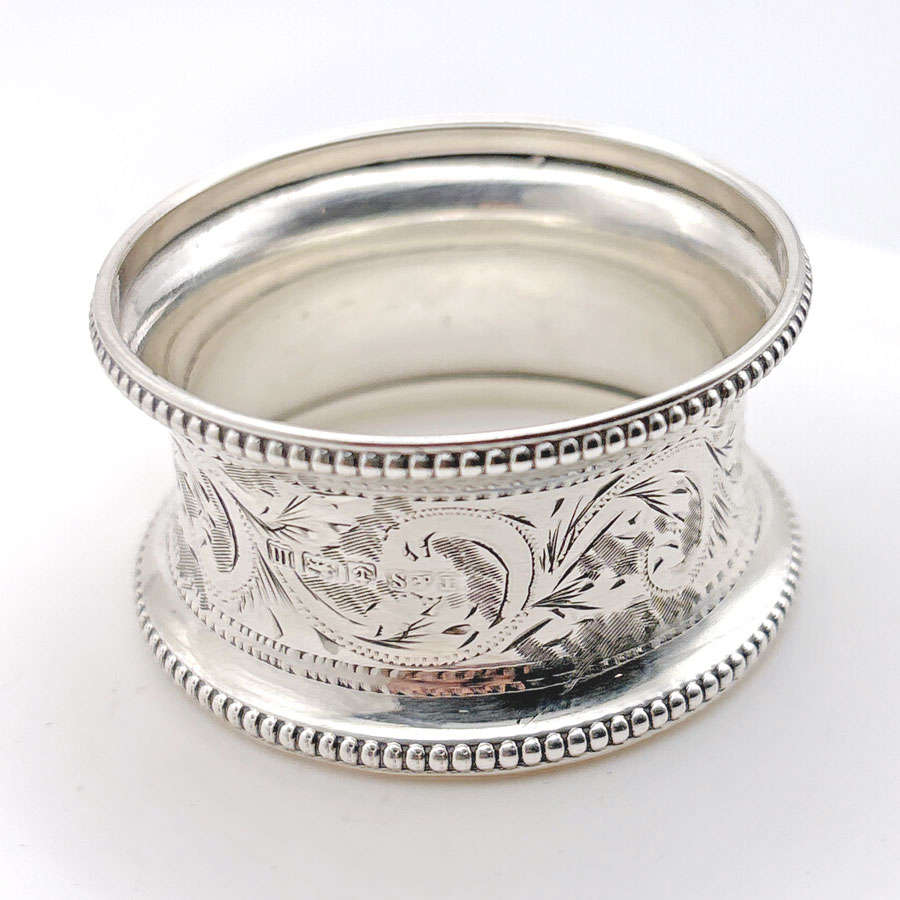 Hallmarked Silver Serviette Ring Birmingham 1911