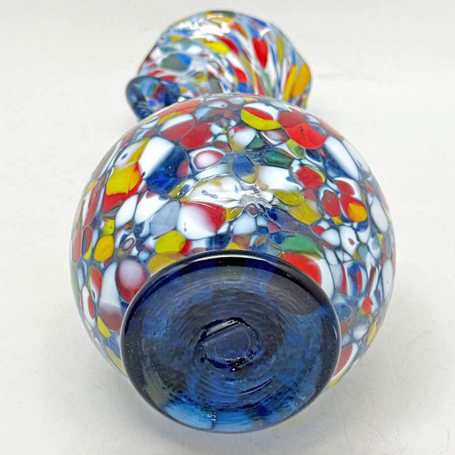 Murano Millefiori Patchwork Vase 20th 20.5cm