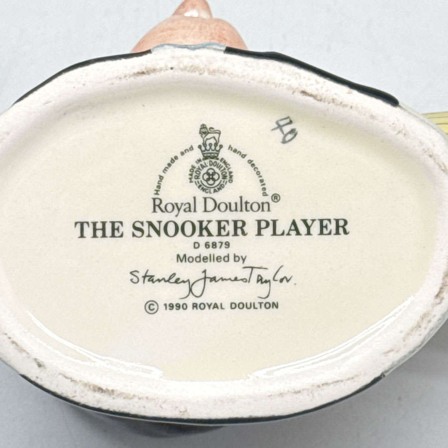 Royal Doulton Character Jug Snooker Player Small D6879