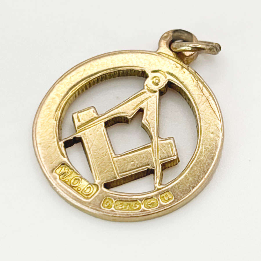 9ct Gold Masonic Pendant Birmingham 1919