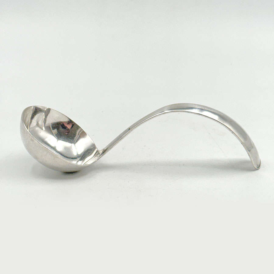 Hallmarked Dutch Silver Sauce Ladle Rotterdam 1985
