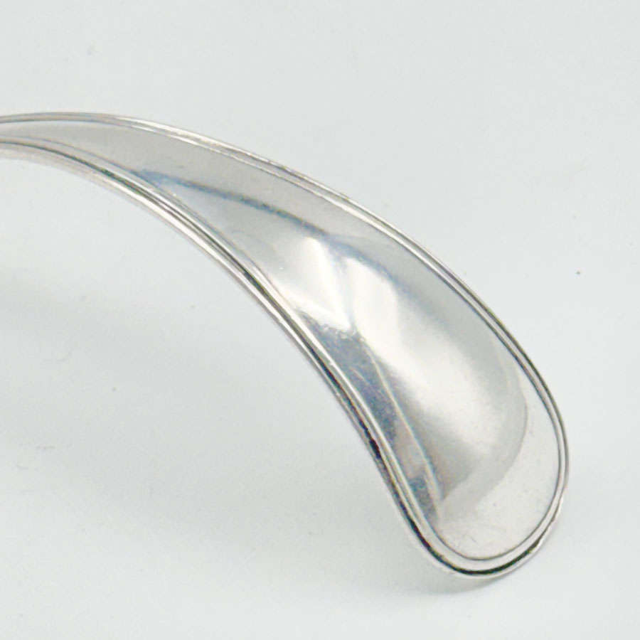 Hallmarked Dutch Silver Sauce Ladle Rotterdam 1988