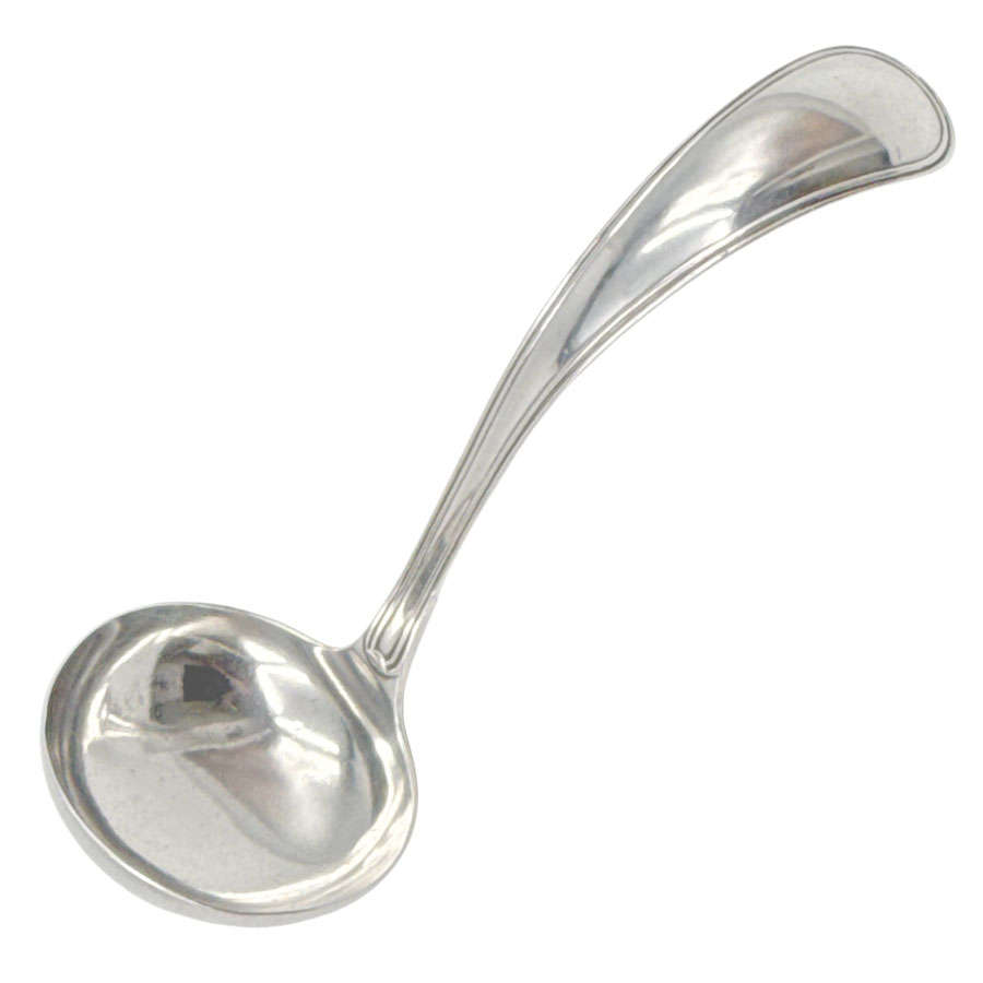 Hallmarked Dutch Silver Sauce Ladle Rotterdam 1988