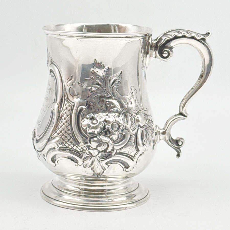Hallmarked London 1869 Victorian Tankard Robert Harper