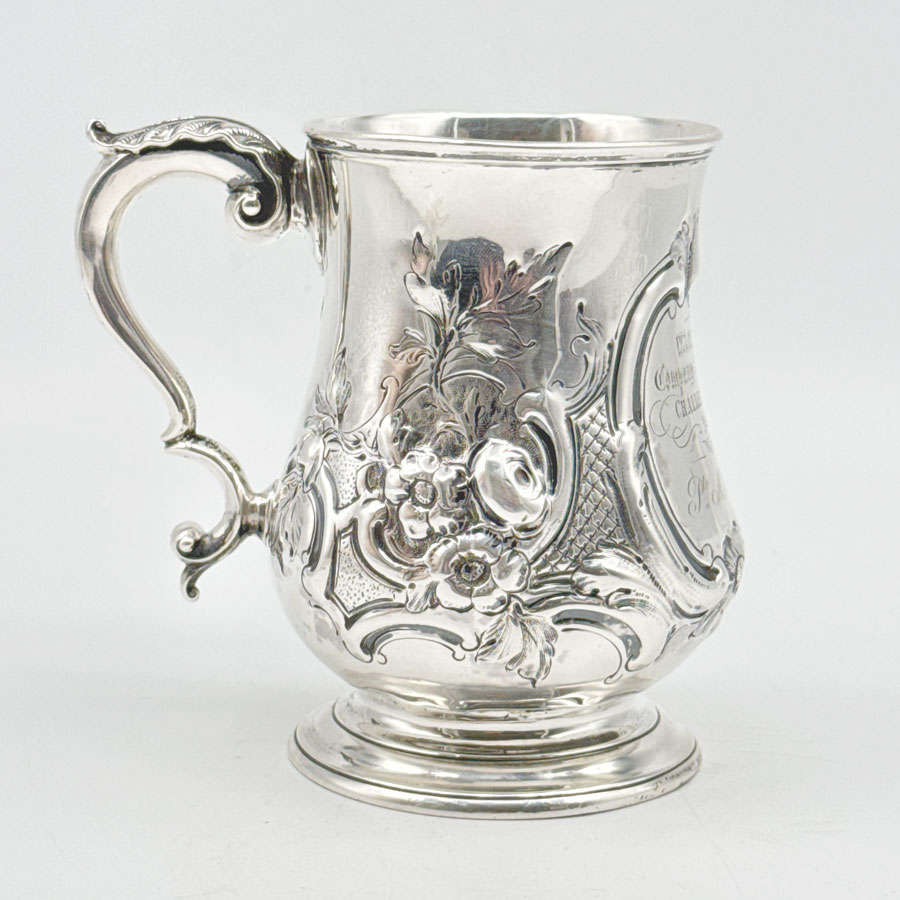 Hallmarked London 1869 Victorian Tankard Robert Harper