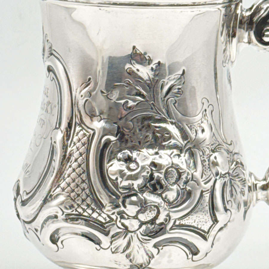 Hallmarked London 1869 Victorian Tankard Robert Harper