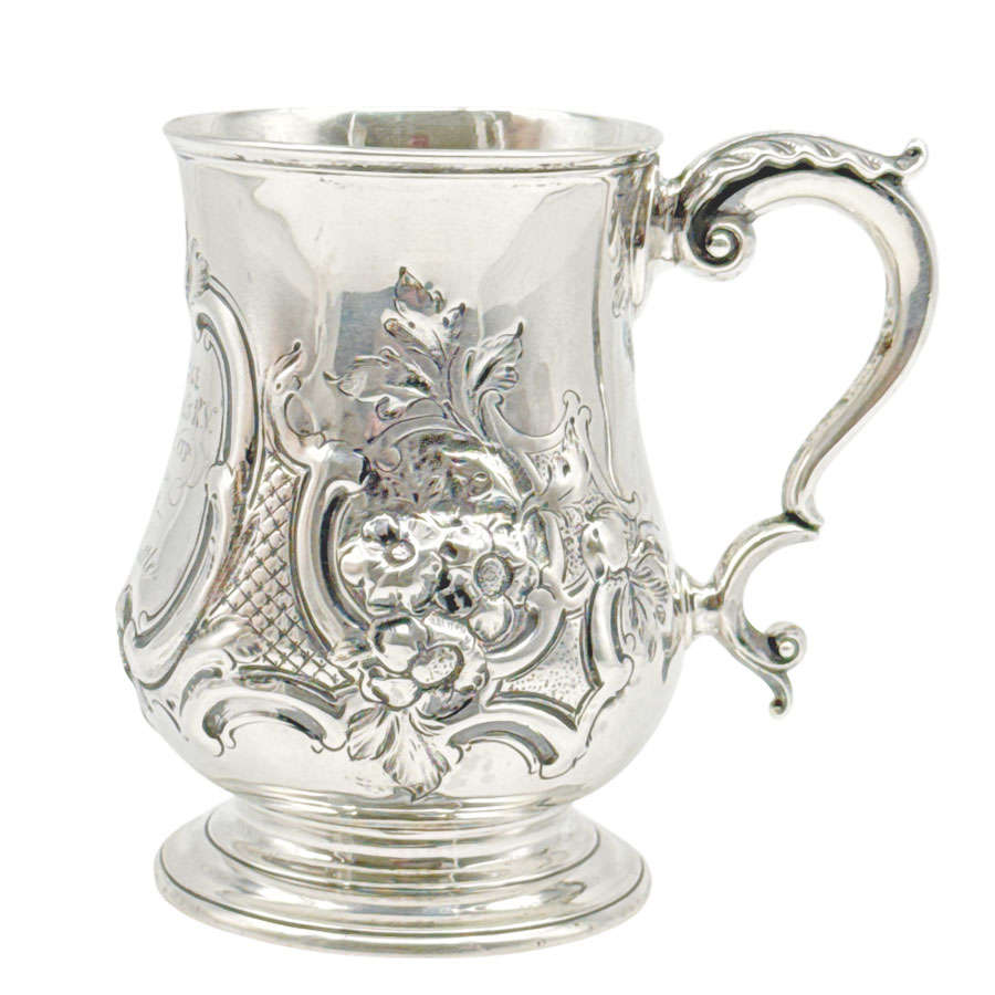 Hallmarked London 1869 Victorian Tankard Robert Harper