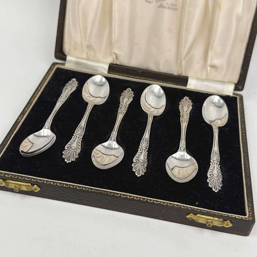 Hallmarked Silver Birmingham 1954 Coffee Spoons