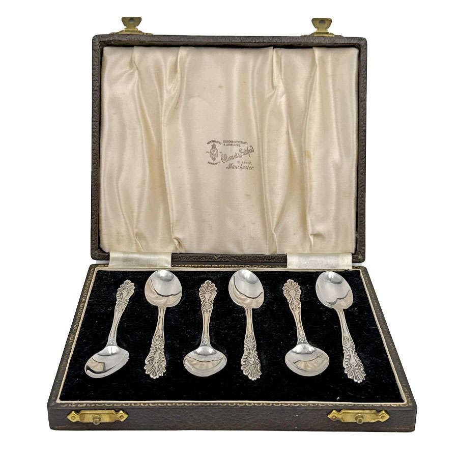 Hallmarked Silver Birmingham 1954 Coffee Spoons
