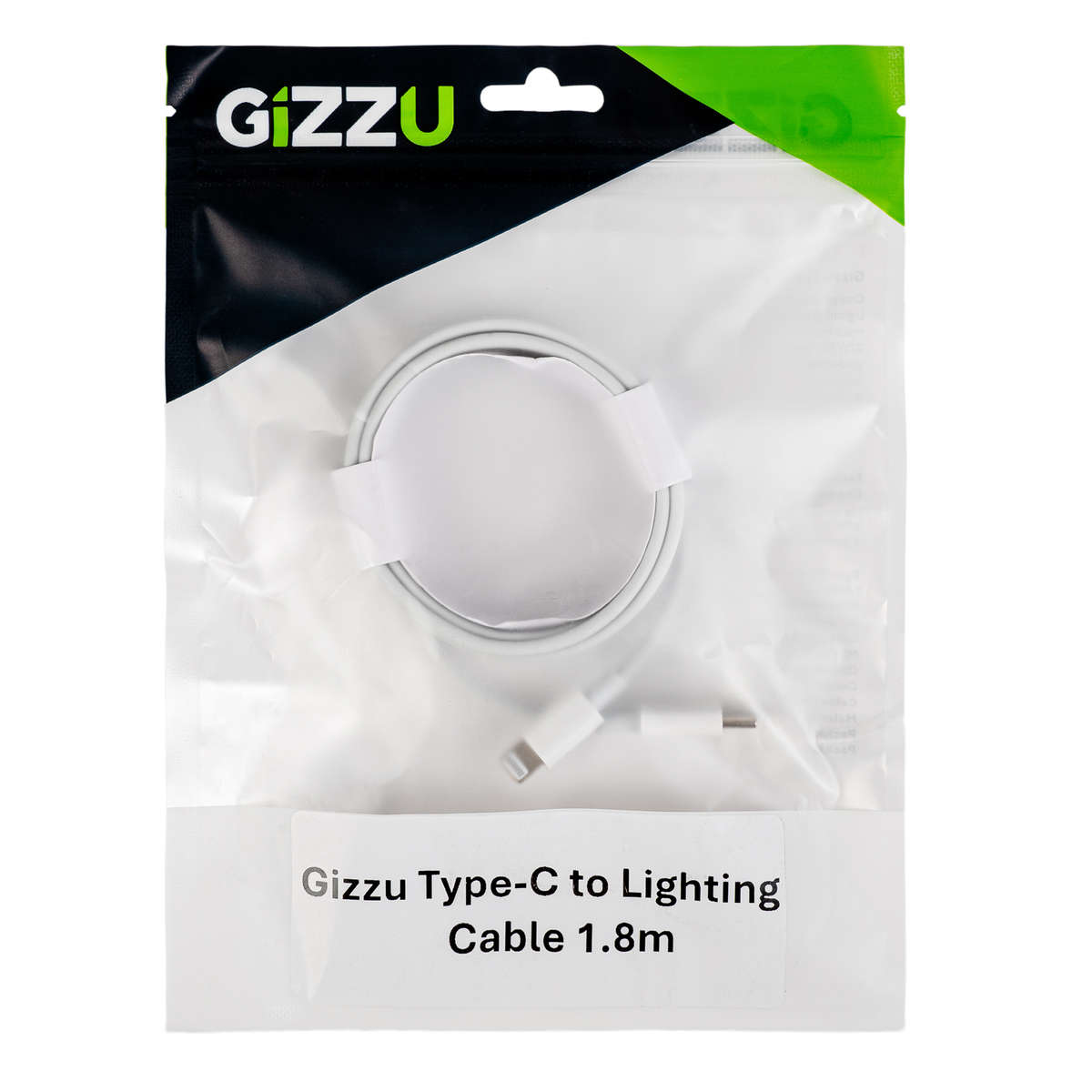 Gizzu USB Type-C to Lighting Cable 1.8m - Gizzu USB Type-C to Lighting Cable 1.8m