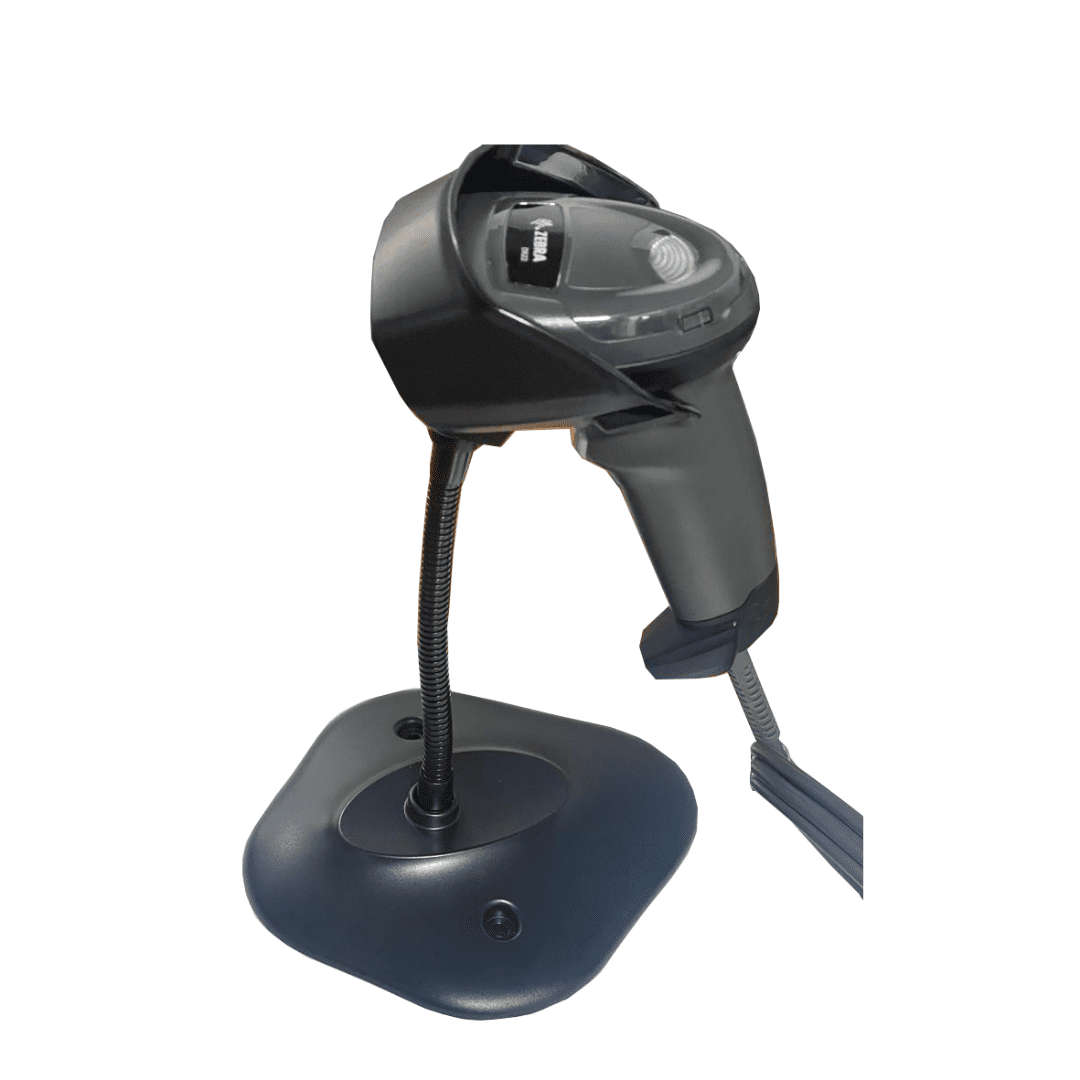 Zebra DS2208 Barcode Scanner + Stand Included - NEW