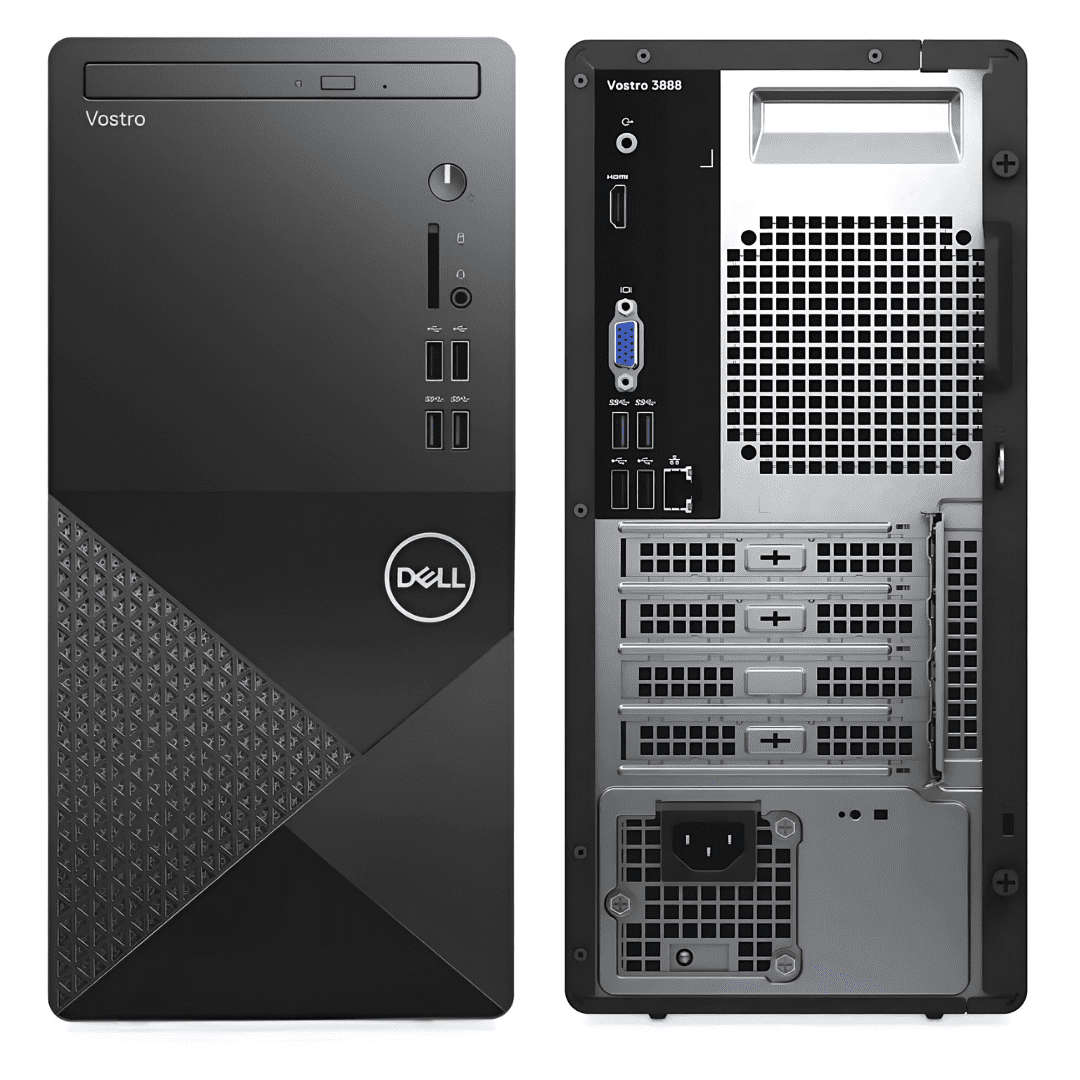 Dell Vostro 3888 MT Desktop PC - Intel Core I5-10500T(10th Gen), 8GB Ram, 256GB SSD, &, MS Win...