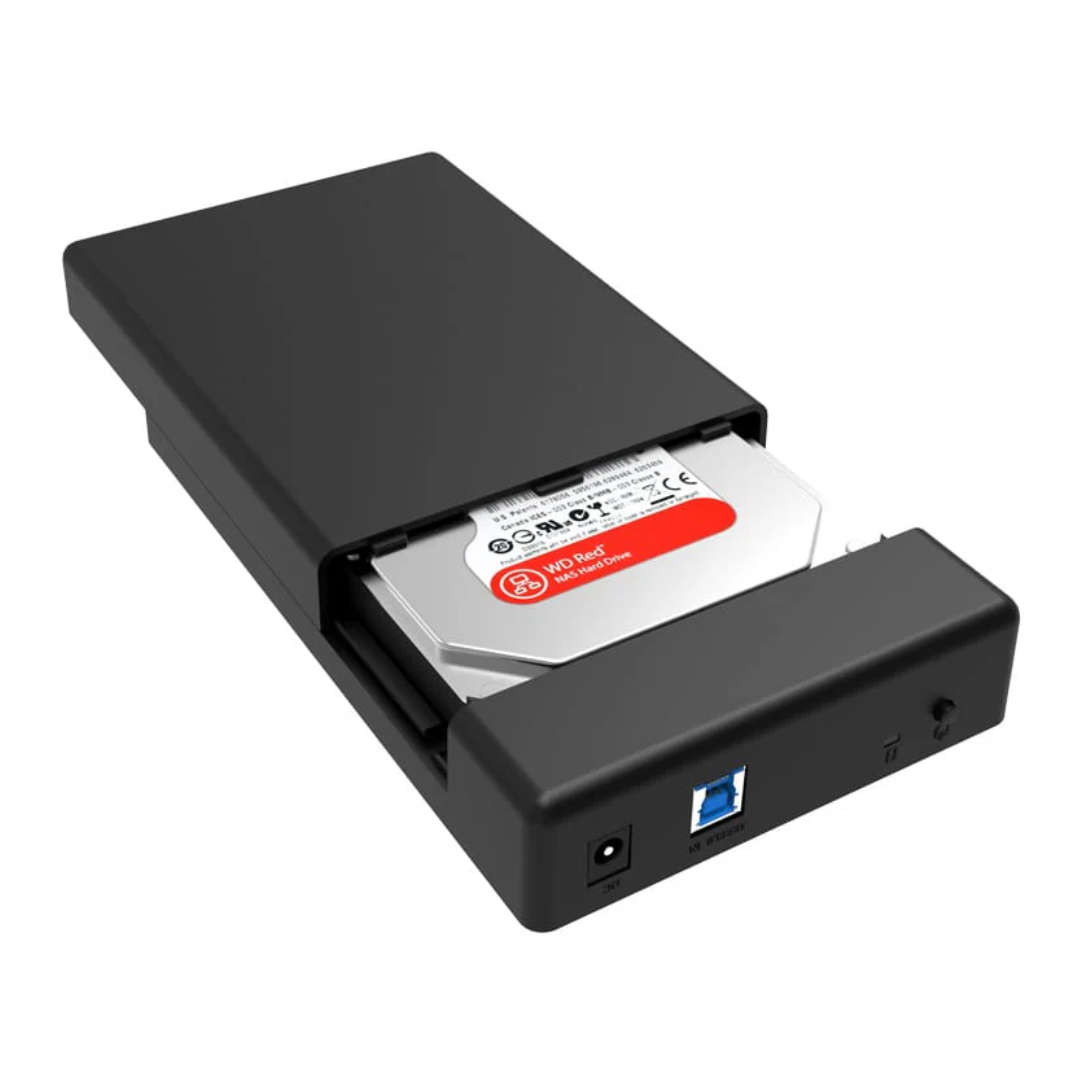 4TB 3.5" USB3.0 SATA External Hard drive Enclosure - Black (New)