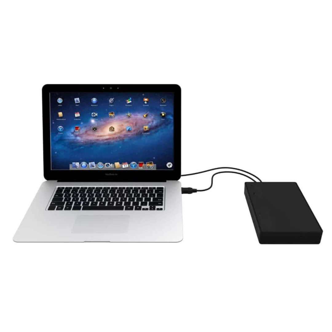 4TB 3.5" USB3.0 SATA External Hard drive Enclosure - Black (New)