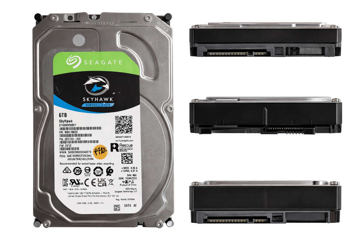 Seagate SkyHawk 6TB 3.5  SATA HDD Hard Drive (For DVR /NVR /File Storage/ Gaming)  Refurbished