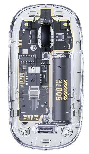 CRYSTAL TRANSPARENT 2.4G MOUSE