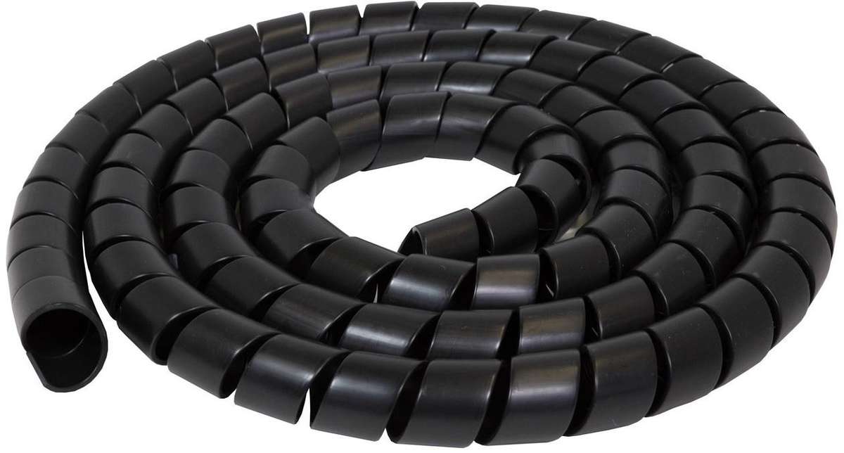 SPIRAL WRAP BLACK 1.8M X 20MM