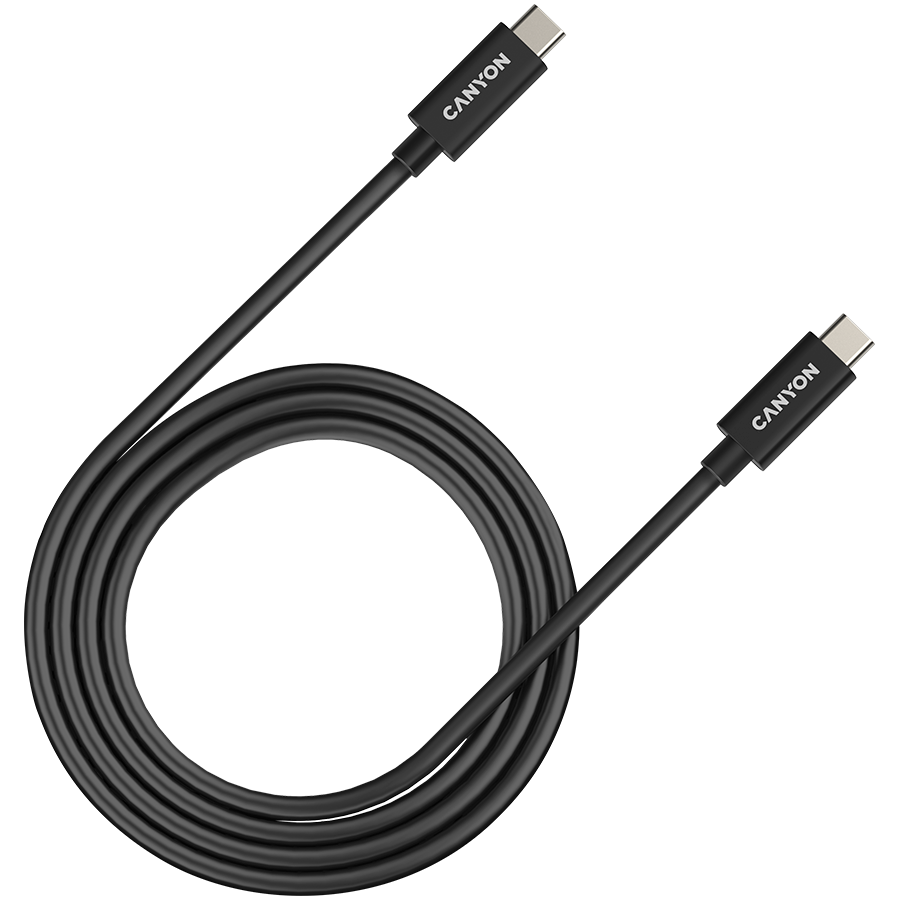 CANYON UC-44, cable, U4-CC-5A1M-E, USB4 TYPE-C to TYPE-C cable assembly 40G 1m 5A 240W(ERP) with ...