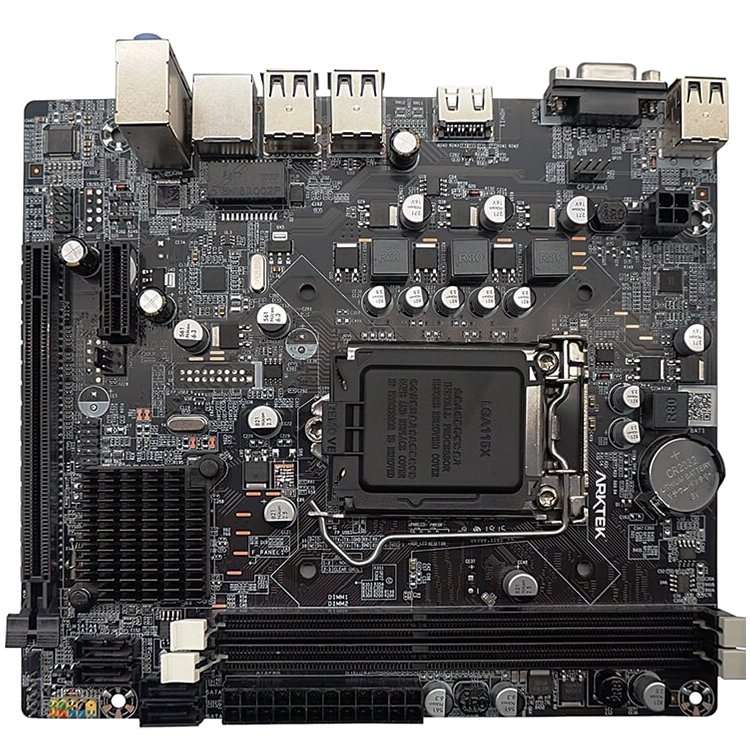 Arktek Intel H61 Chipset, Socket LGA1155, Dual Channel DDR3, Integrated Intel Graphics X4500 HD, ...