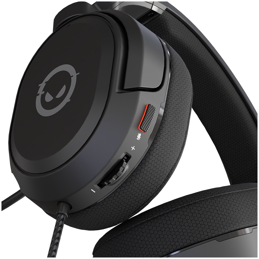 LORGAR Kaya 360, USB Gaming headset with microphone, CM108B, Plug&Play, USB-A connection cable 2m...