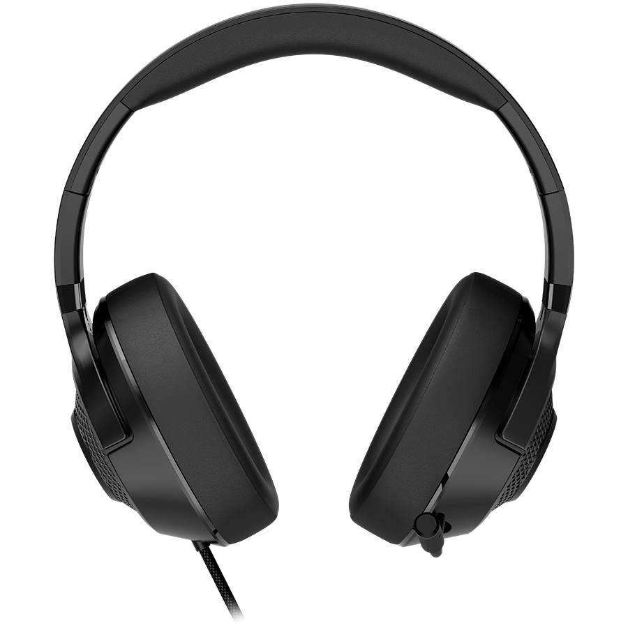 LORGAR Noah 101, Gaming headset with microphone, 3.5mm jack connection, cable length 2m, foldable...