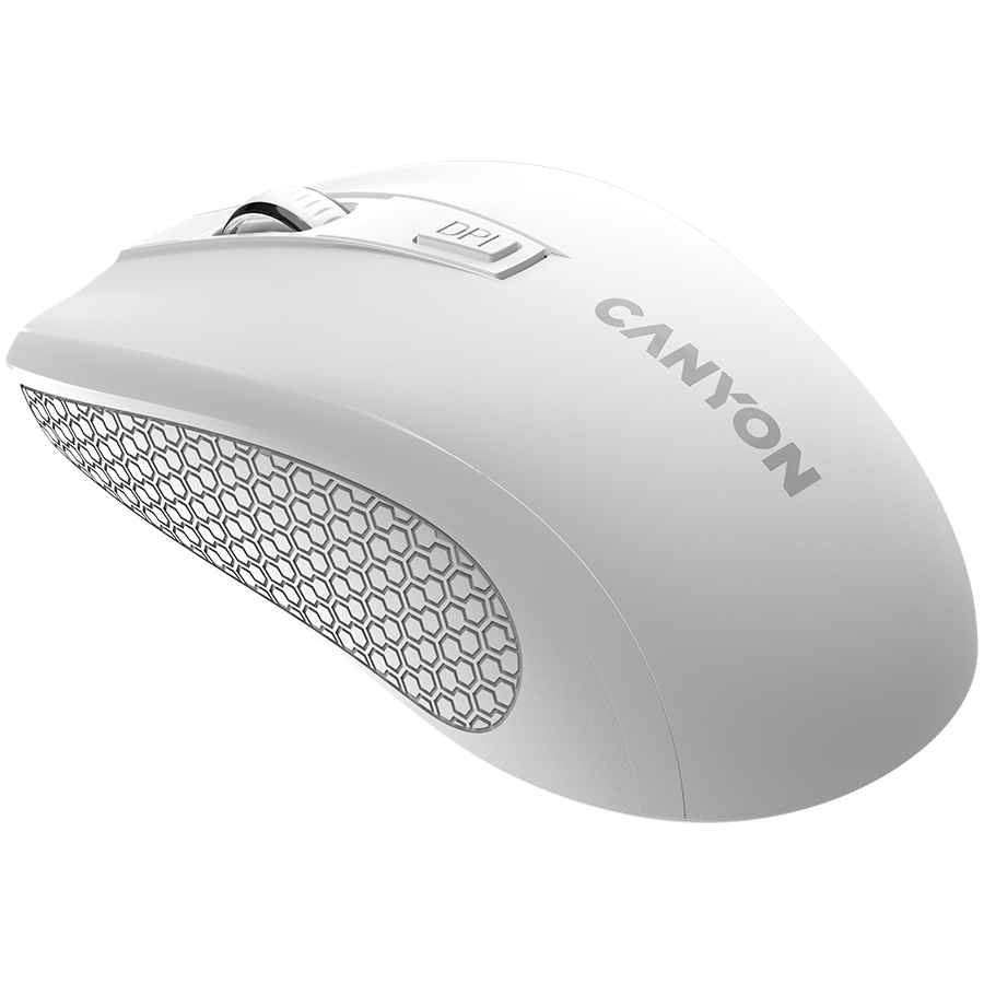 CANYON MW-7, 2.4Ghz wireless mouse, 6 buttons, DPI 800/1200/1600, with 1 AA battery ,size 110*60*...