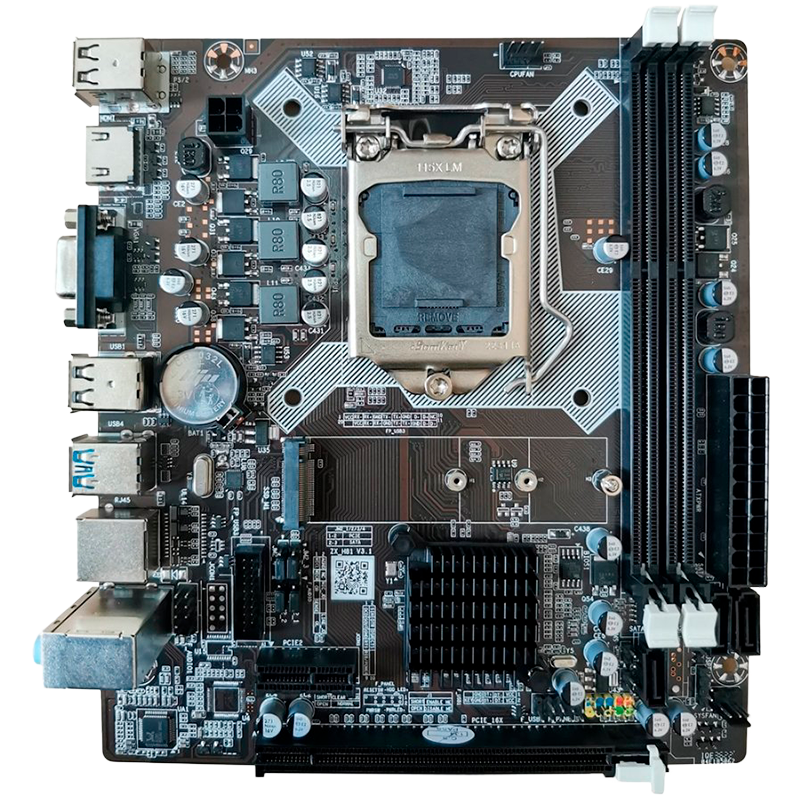 Arktek Intel H81 Chipset, Socket LGA1150, Dual Channel DDR3, Integrated Intel Graphics,2 x DDR3 S...