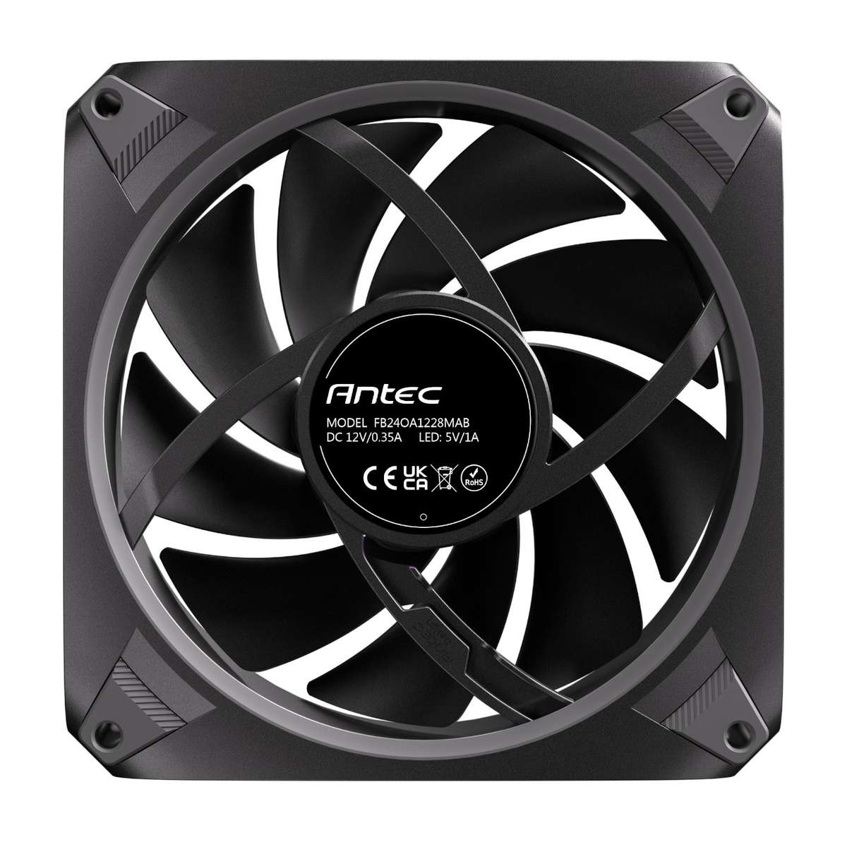 Antec ORBIT PWM 120mm ARGB Fan 3 Pack - Black